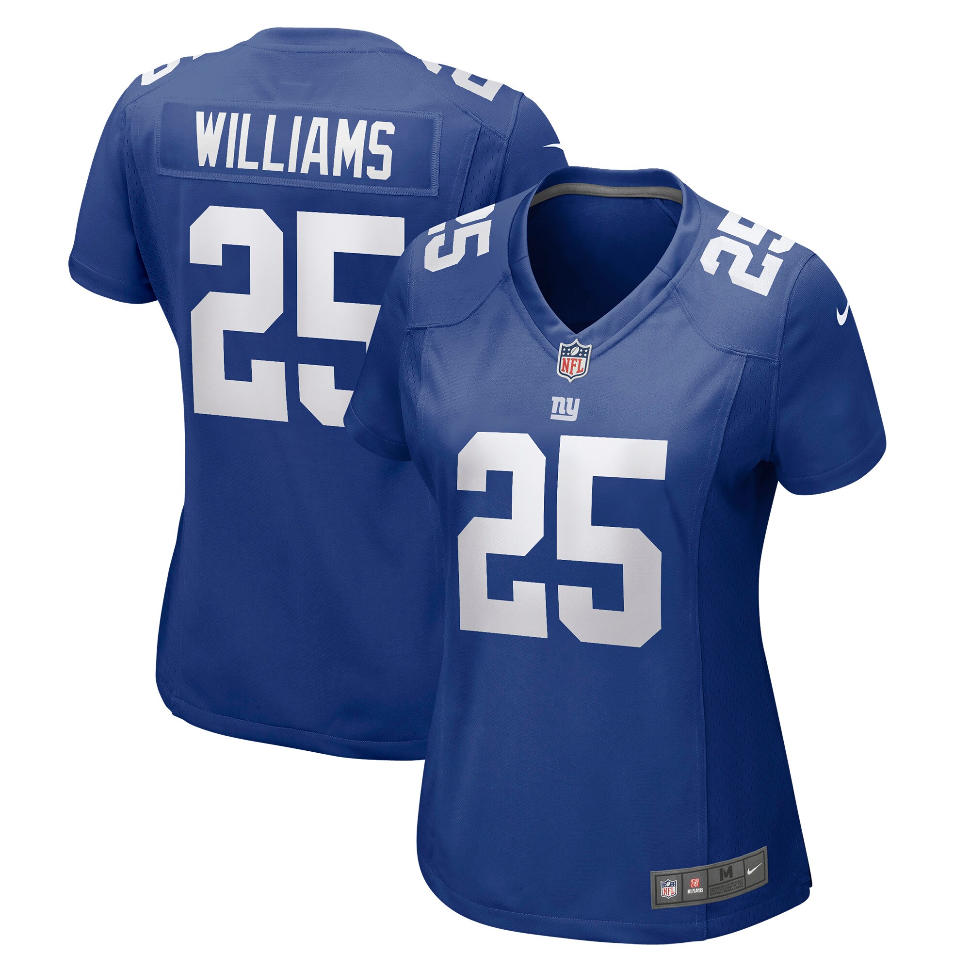 Women's New York Giants Rodarius Williams Royal Game Player Jersey JS3335 nicesnker