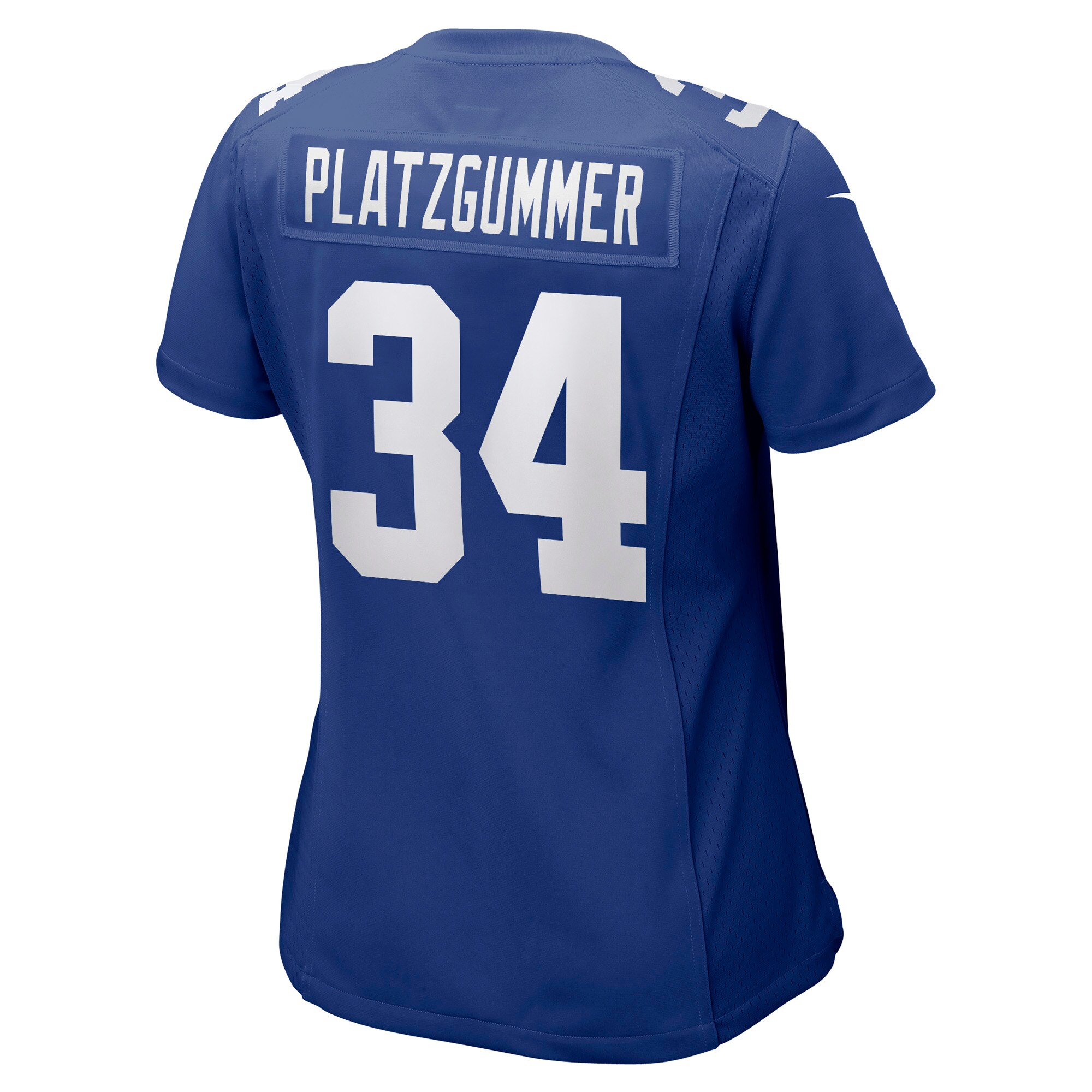 Women's New York Giants Sandro Platzgummer Royal Game Player Jersey JS4680 nicesnker - Image 3