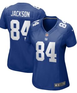 Women's New York Giants Tyree Jackson Royal Game Jersey JS5247 nicesnker