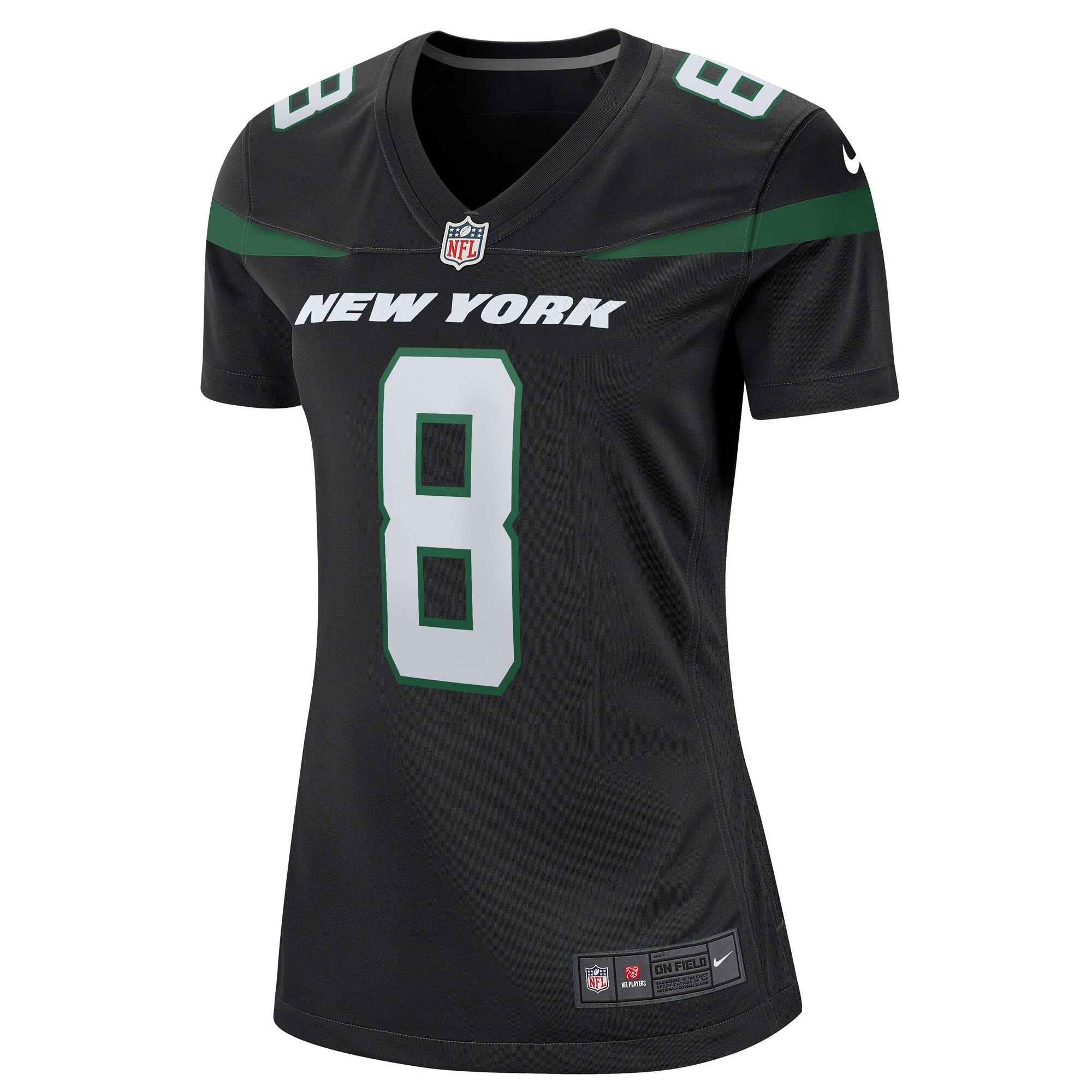 Women's New York Jets Aaron Rodgers Black Player Jersey JS8586 nicesnker - Image 2
