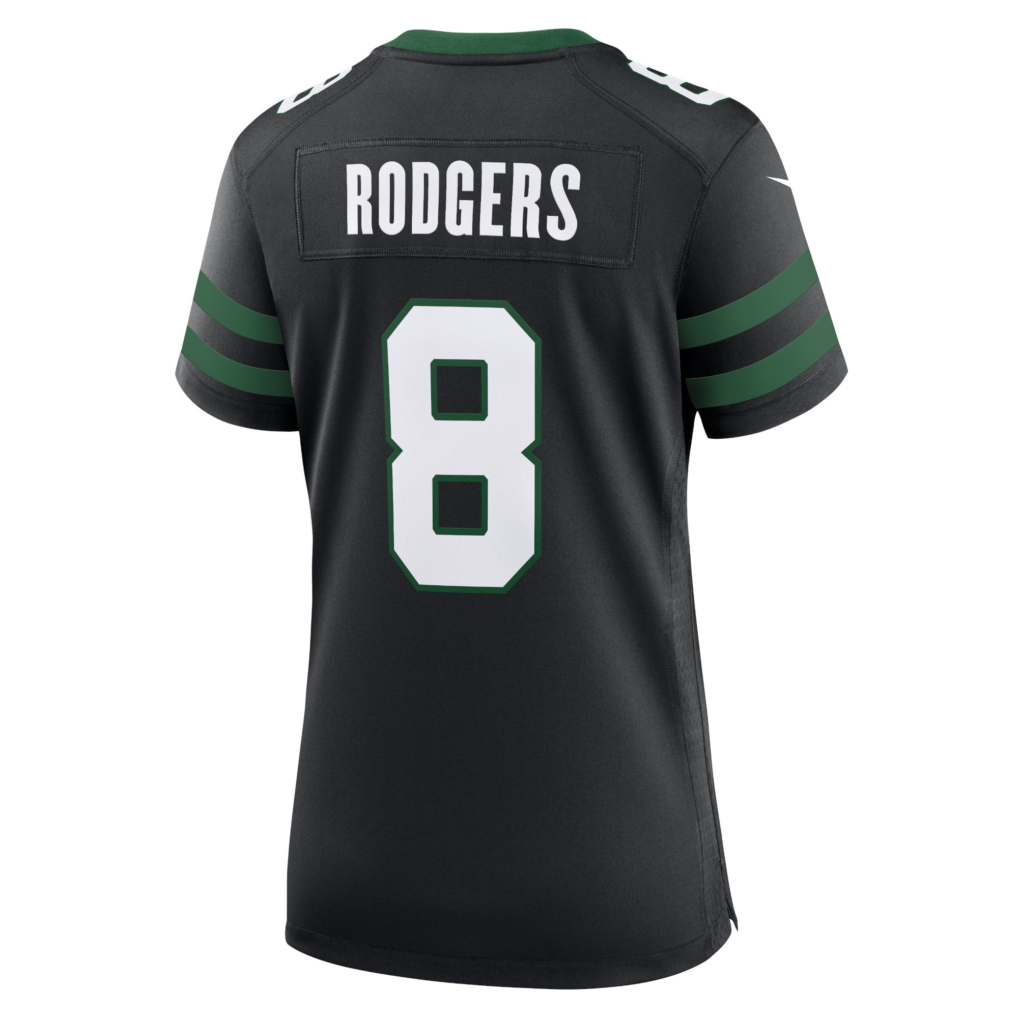 Women's New York Jets Aaron Rodgers Legacy Black Alternate Game Jersey JS9609 nicesnker - Image 3