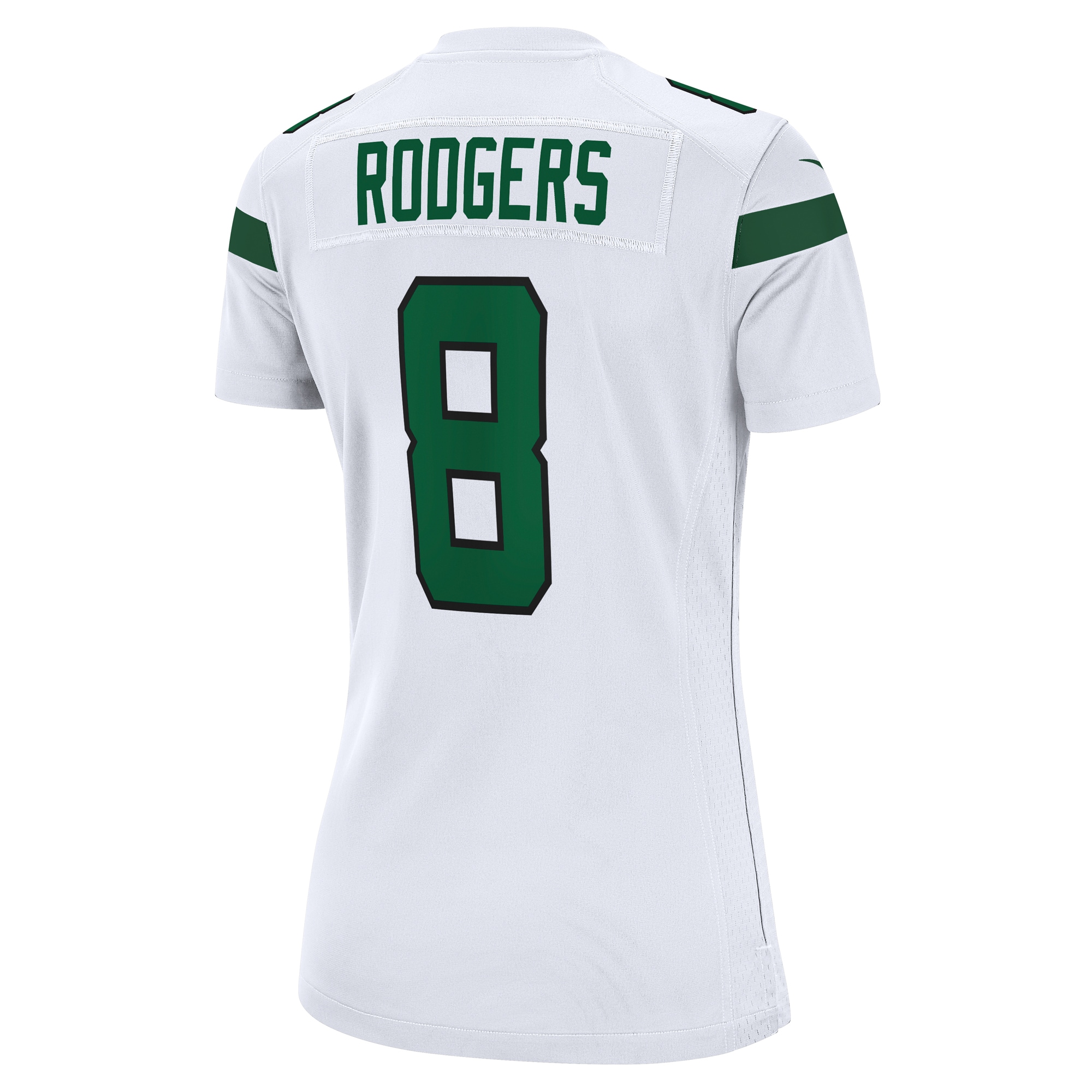 Women's New York Jets Aaron Rodgers White Player Jersey JS4116 nicesnker - Image 3