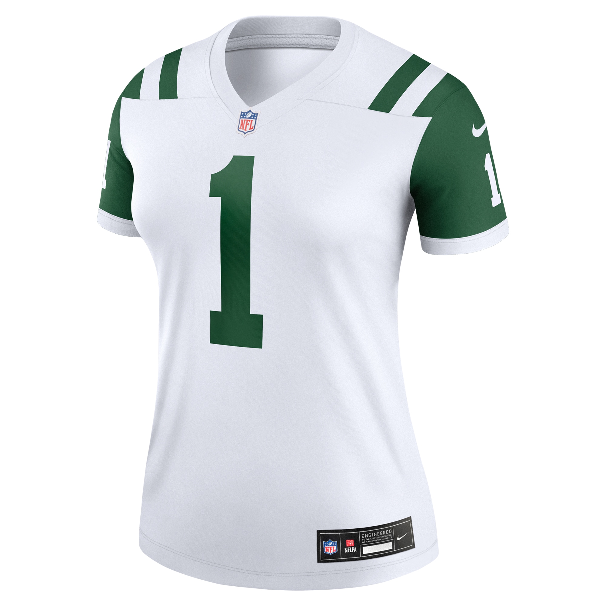 Women's New York Jets Ahmad Sauce Gardner Classic Alternate White Alternate Legend Player Performance Top JS3015 nicesnker - Image 2