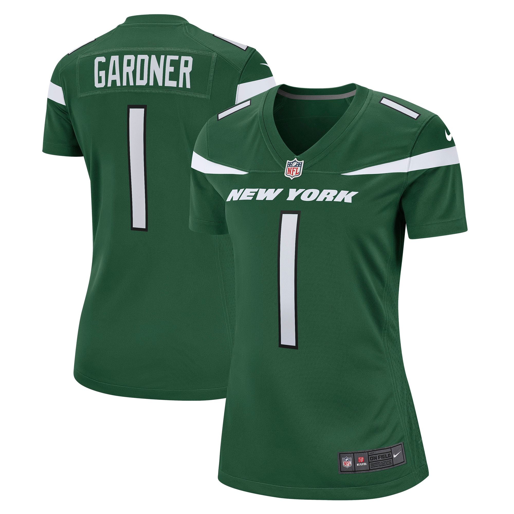 Women's New York Jets Ahmad Sauce Gardner Green Player Jersey JS7685 nicesnker