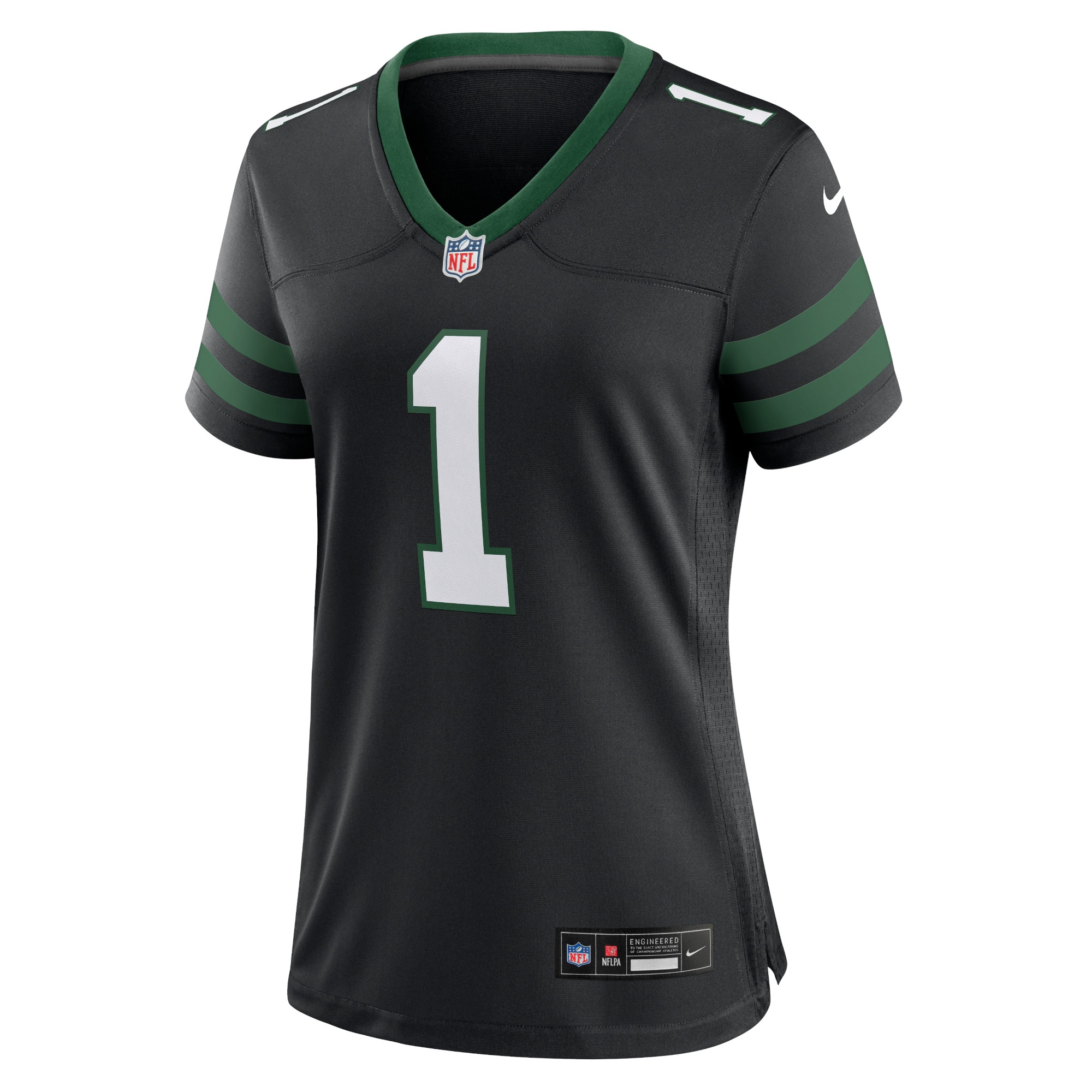 Women's New York Jets Ahmad Sauce Gardner Legacy Black Alternate Game Jersey JS6000 nicesnker - Image 2