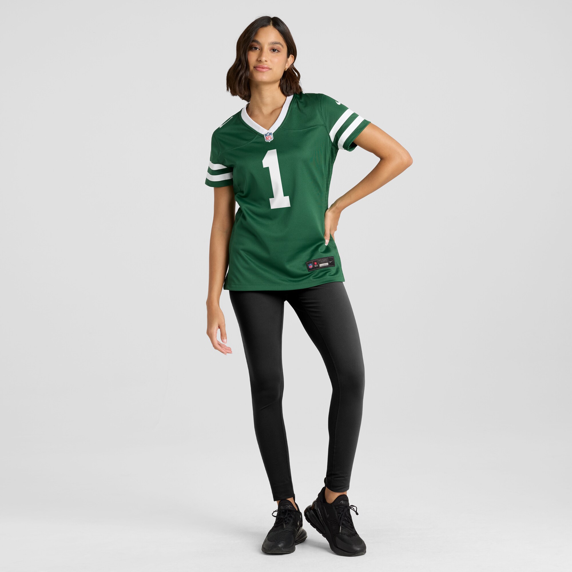 Women's New York Jets Ahmad Sauce Gardner Legacy Green Game Jersey JS1846 nicesnker - Image 4