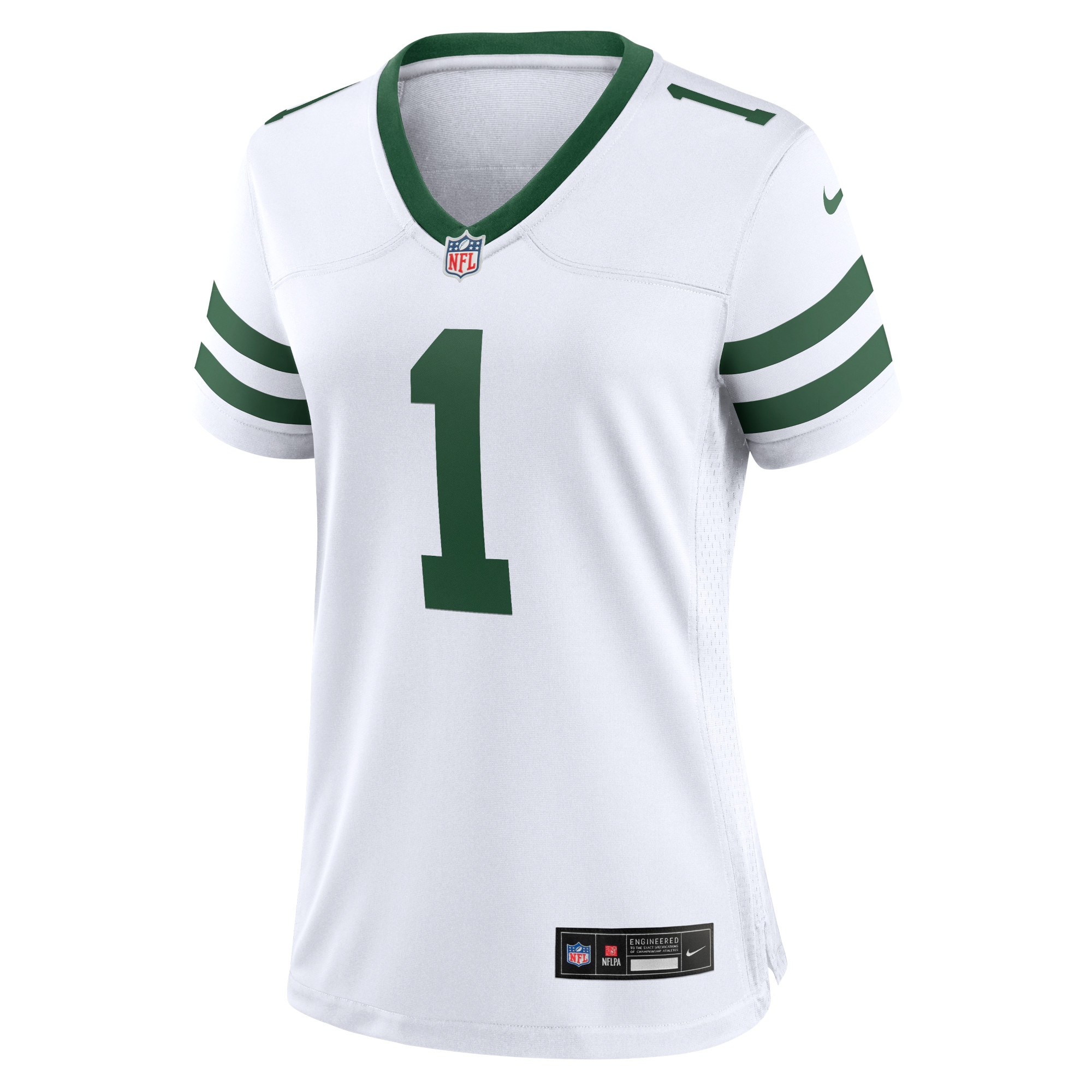 Women's New York Jets Ahmad Sauce Gardner Legacy White Game Jersey JS1996 nicesnker - Image 2