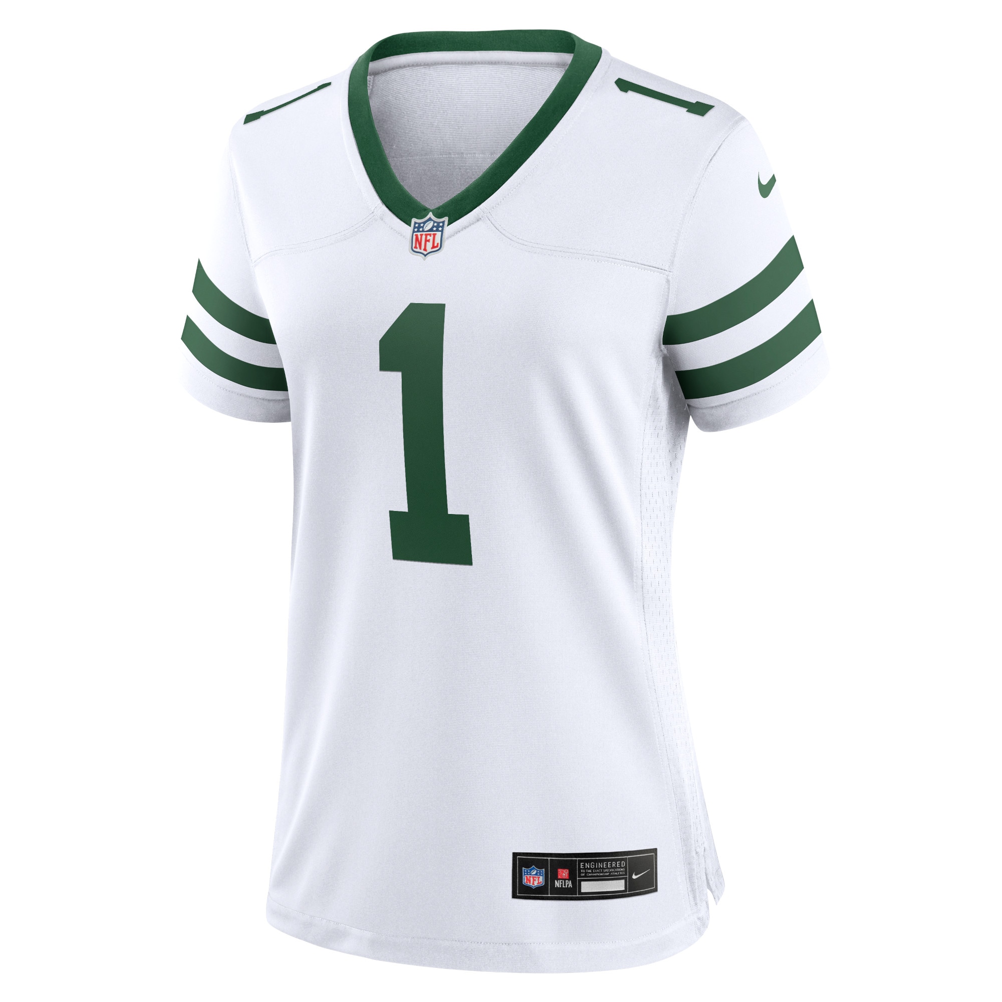Women's New York Jets Ahmad Sauce Gardner Legacy White Game Player Jersey JS2262 nicesnker - Image 2