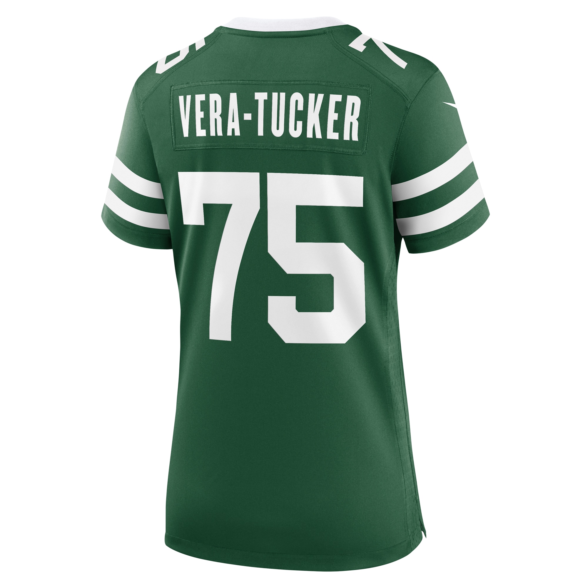 Women's New York Jets Alijah Vera-Tucker Legacy Green Team Game Jersey JS4608 nicesnker - Image 3