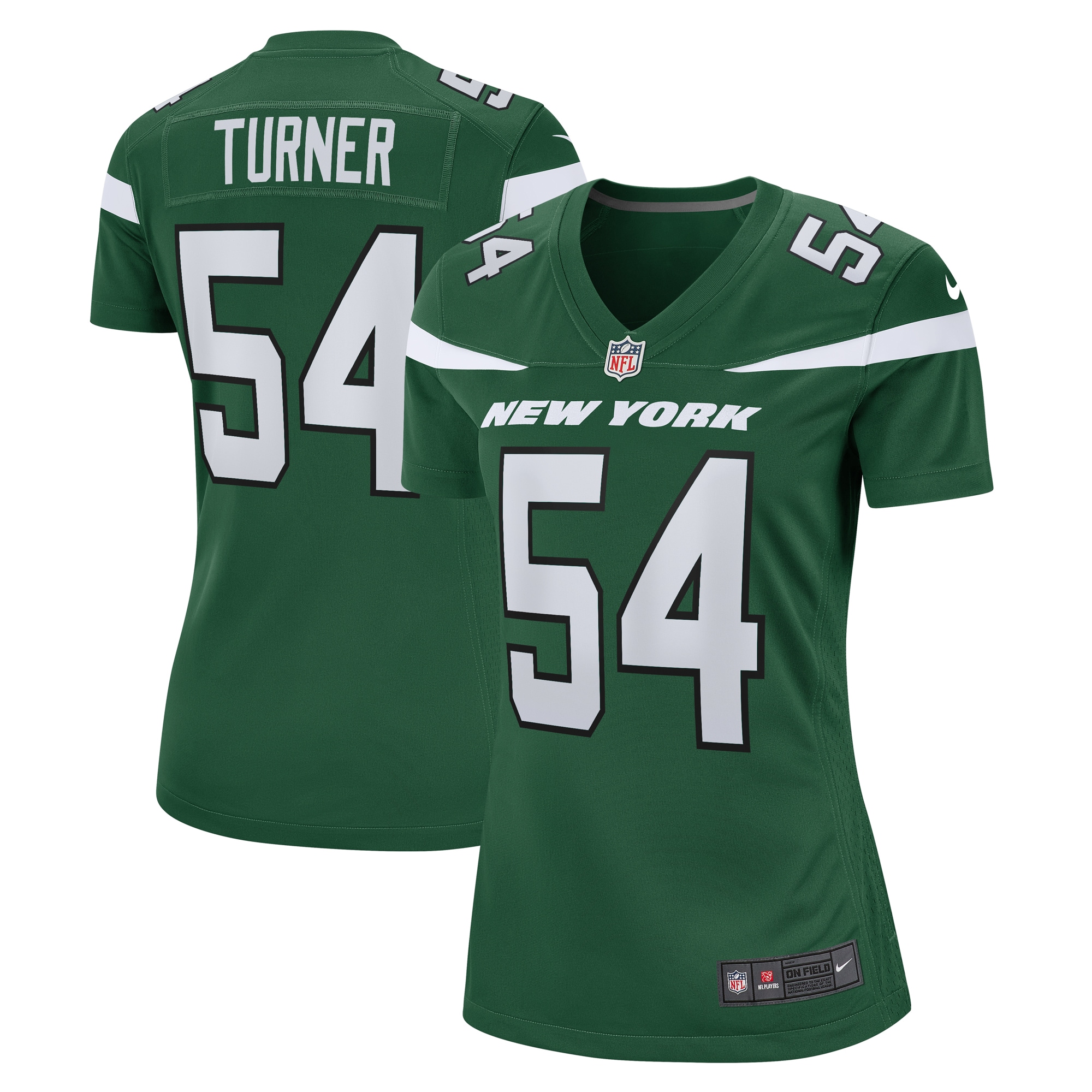 Women's New York Jets Billy Turner Gotham Green Game Jersey JS5079 nicesnker