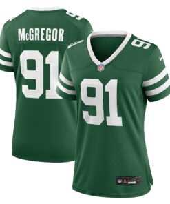 Women's New York Jets Braiden McGregor Legacy Green Team Game Jersey JS6630 nicesnker