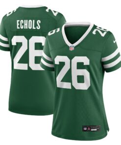 Women's New York Jets Brandin Echols Legacy Green Team Game Jersey JS2639 nicesnker
