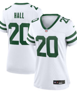 Women's New York Jets Breece Hall Legacy White Game Jersey JS1197 nicesnker