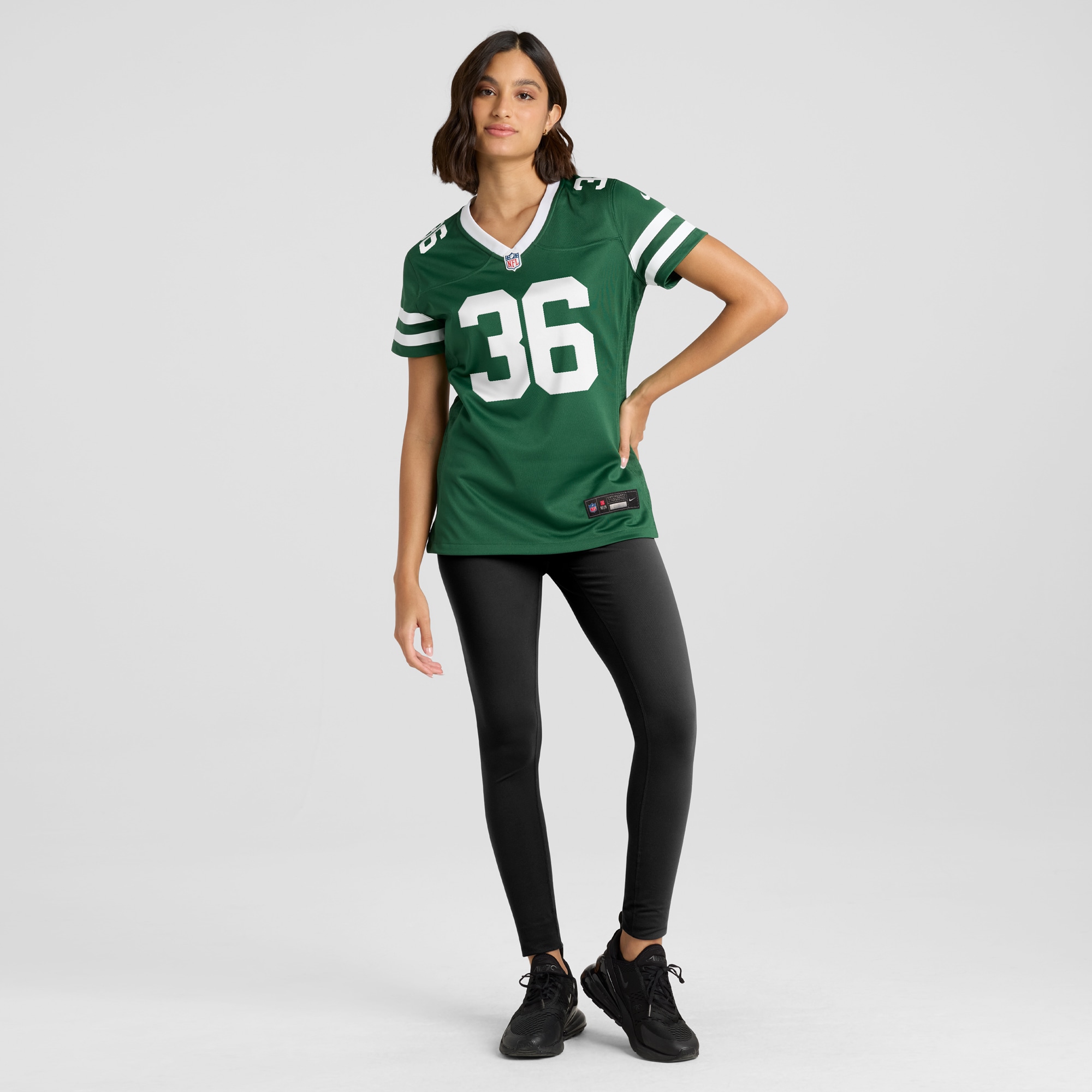 Women's New York Jets Chuck Clark Legacy Green Team Game Jersey JS2665 nicesnker - Image 4