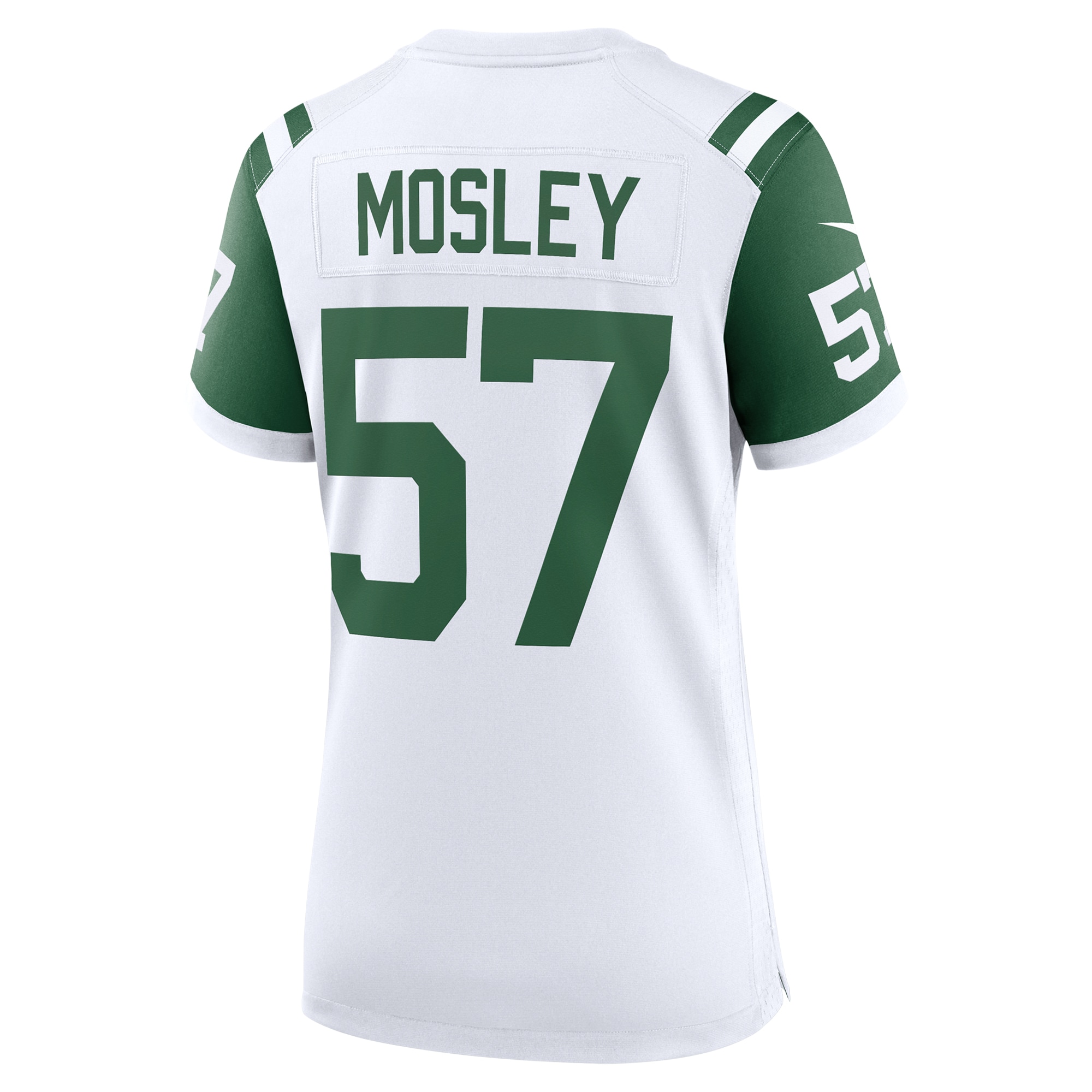 Women's New York Jets C.J. Mosley White Classic Alternate Game Jersey JS8386 nicesnker - Image 3