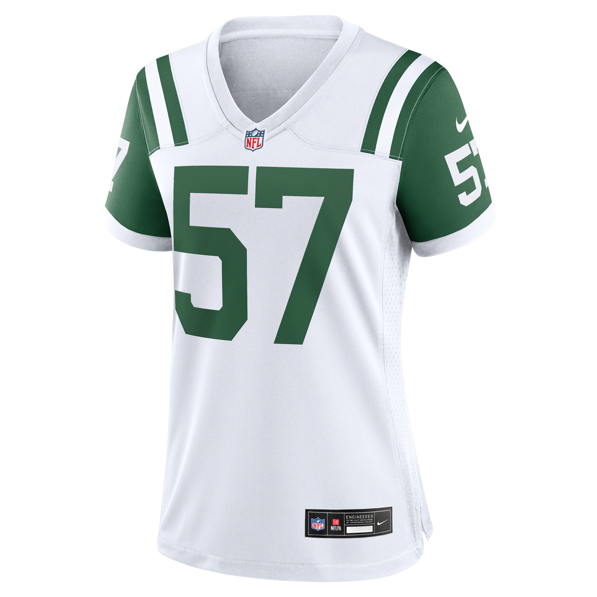 Women's New York Jets C.J. Mosley White Classic Alternate Game Jersey JS8386 nicesnker - Image 2
