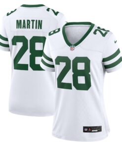 Women's New York Jets Curtis Martin White Legacy Retired Player Game Jersey JS1614 nicesnker