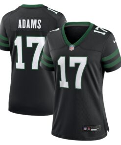 Women's New York Jets Davante Adams Legacy Black Alternate Game Jersey JS5374 nicesnker