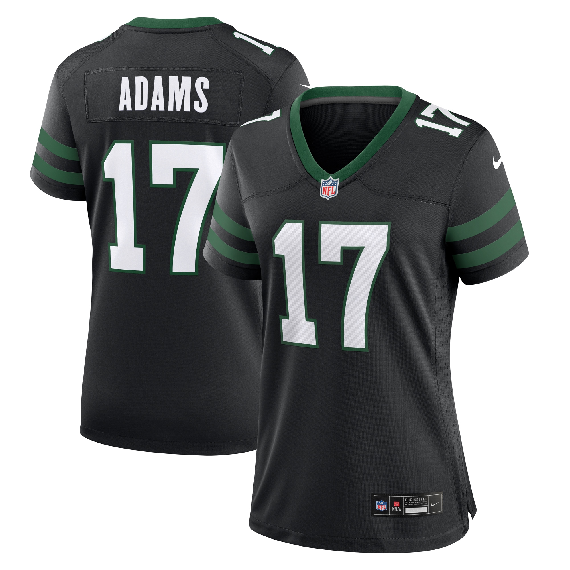 Women's New York Jets Davante Adams Legacy Black Alternate Game Jersey JS5374 nicesnker