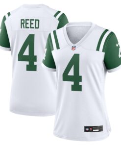 Women's New York Jets D.J. Reed White Classic Alternate Player Game Jersey JS7275 nicesnker