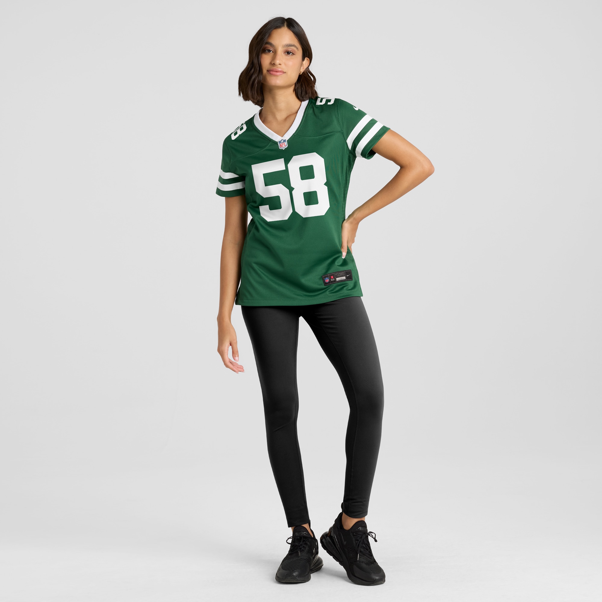 Women's New York Jets Eric Watts Legacy Green Team Game Jersey JS7341 nicesnker - Image 4