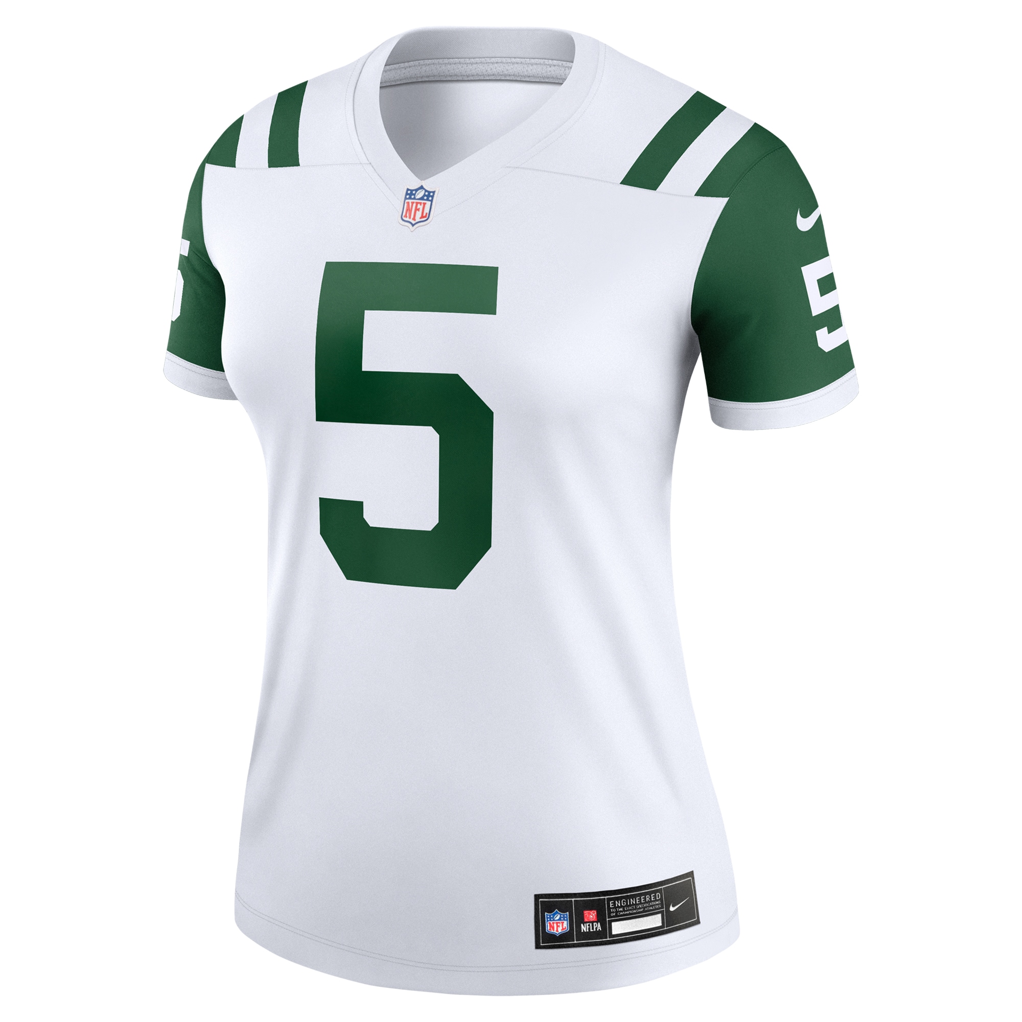 Women's New York Jets Garrett Wilson Classic Alternate White Alternate Legend Player Performance Top JS5204 nicesnker - Image 2
