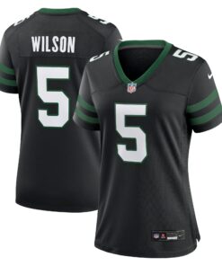 Women's New York Jets Garrett Wilson Legacy Black Alternate Game Jersey JS6651 nicesnker