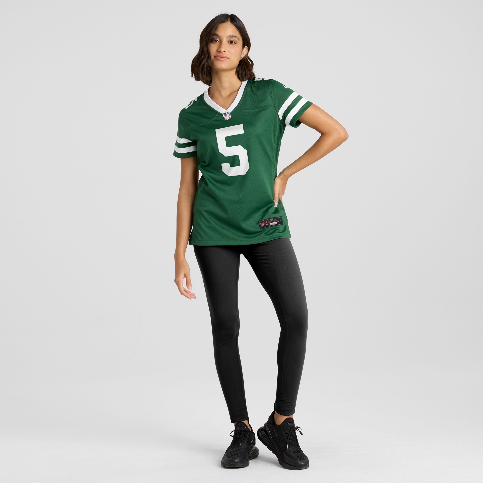 Women's New York Jets Garrett Wilson Legacy Green Game Jersey JS2503 nicesnker - Image 4