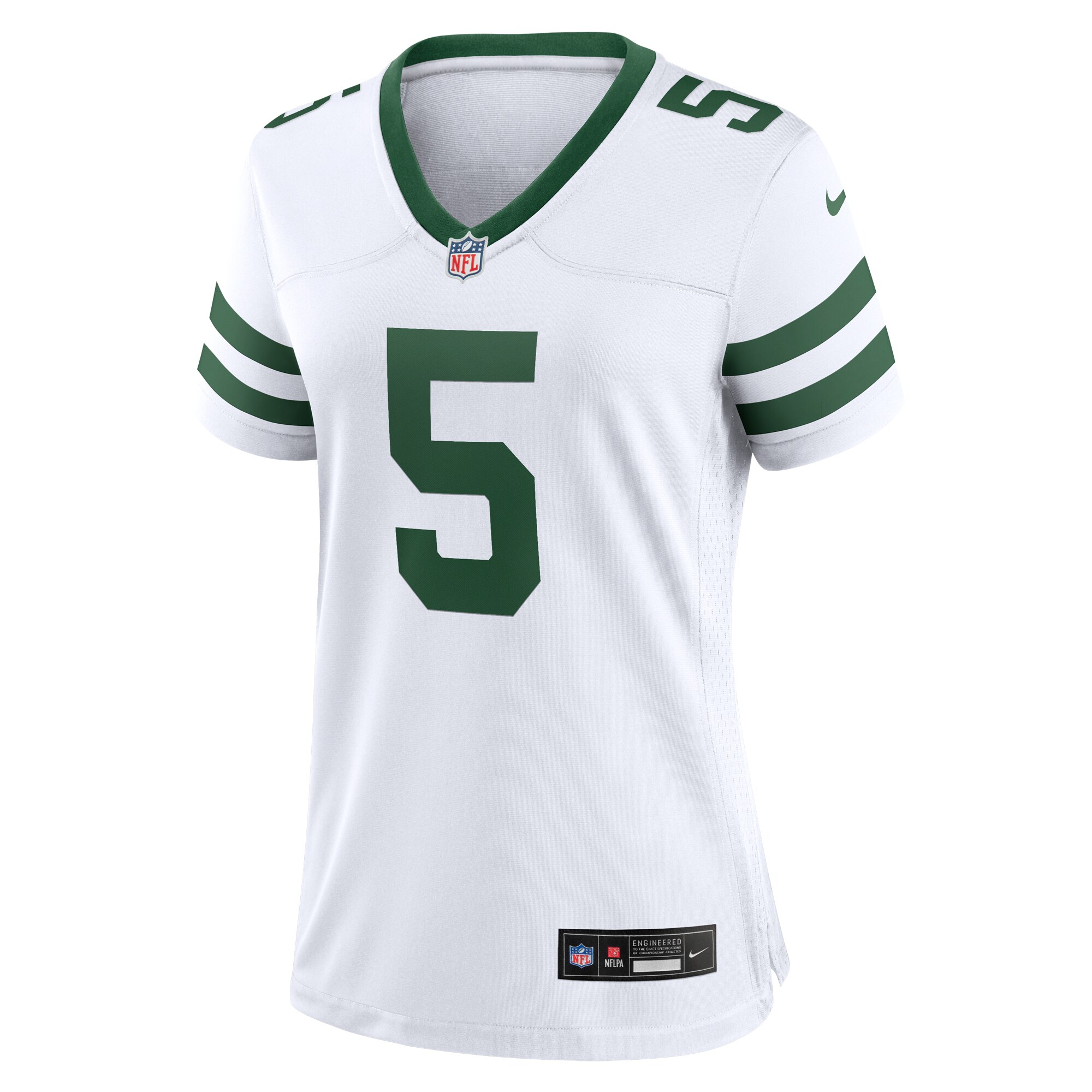 Women's New York Jets Garrett Wilson White Alternate Game Jersey JS4129 nicesnker - Image 2