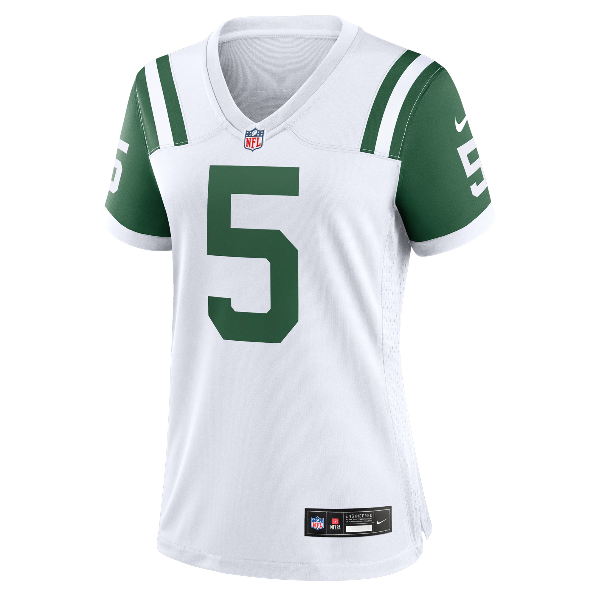 Women's New York Jets Garrett Wilson White Classic Alternate Game Jersey JS6194 nicesnker - Image 2