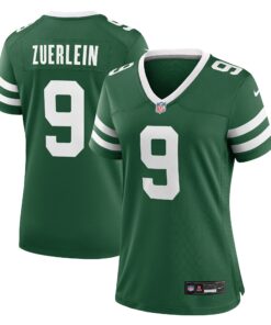 Women's New York Jets Greg Zuerlein Legacy Green Team Game Jersey JS3596 nicesnker