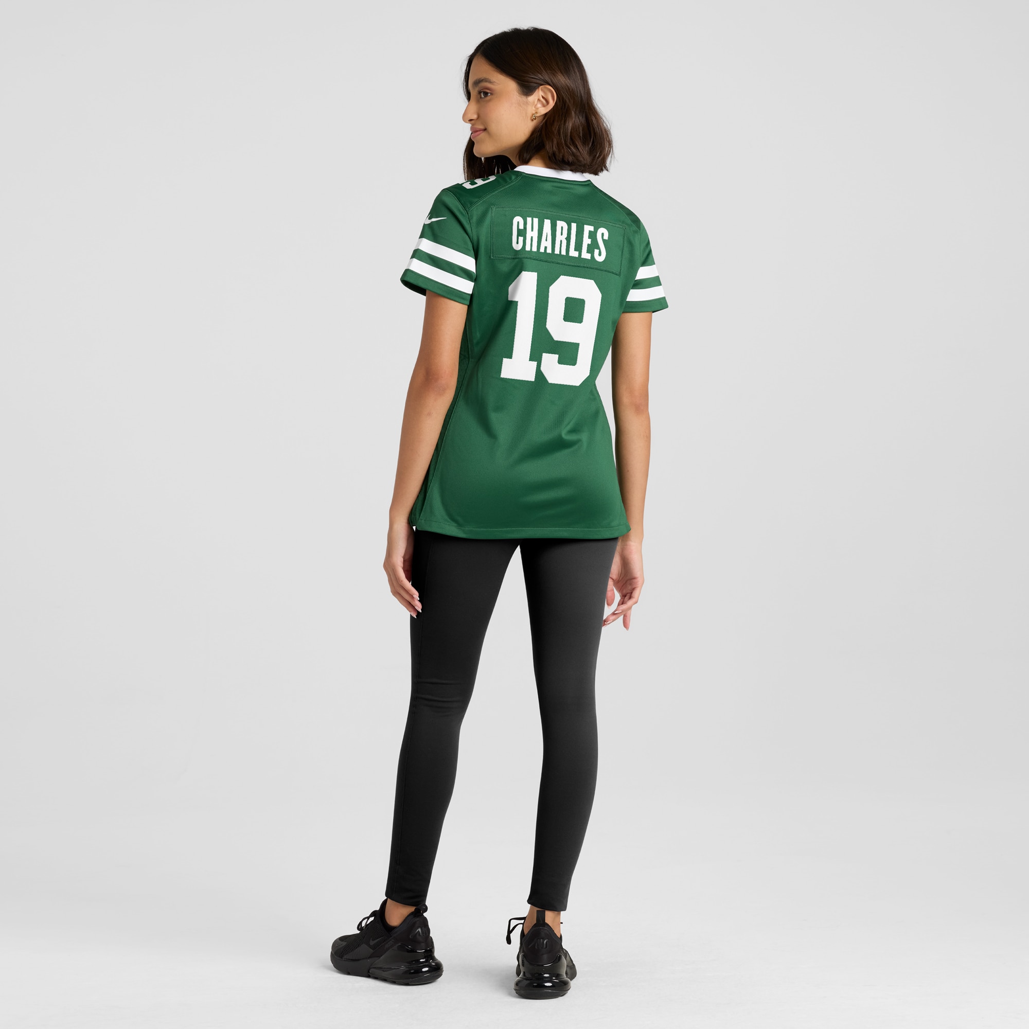 Women's New York Jets Irvin Charles Legacy Green Team Game Jersey JS9654 nicesnker - Image 5