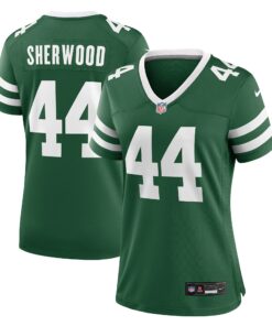 Women's New York Jets Jamien Sherwood Legacy Green Team Game Jersey JS9900 nicesnker
