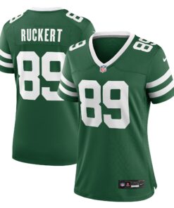 Women's New York Jets Jeremy Ruckert Legacy Green Team Game Jersey JS3066 nicesnker