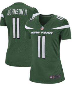 Women's New York Jets Jermaine Johnson II Gotham Green Game Jersey JS8713 nicesnker