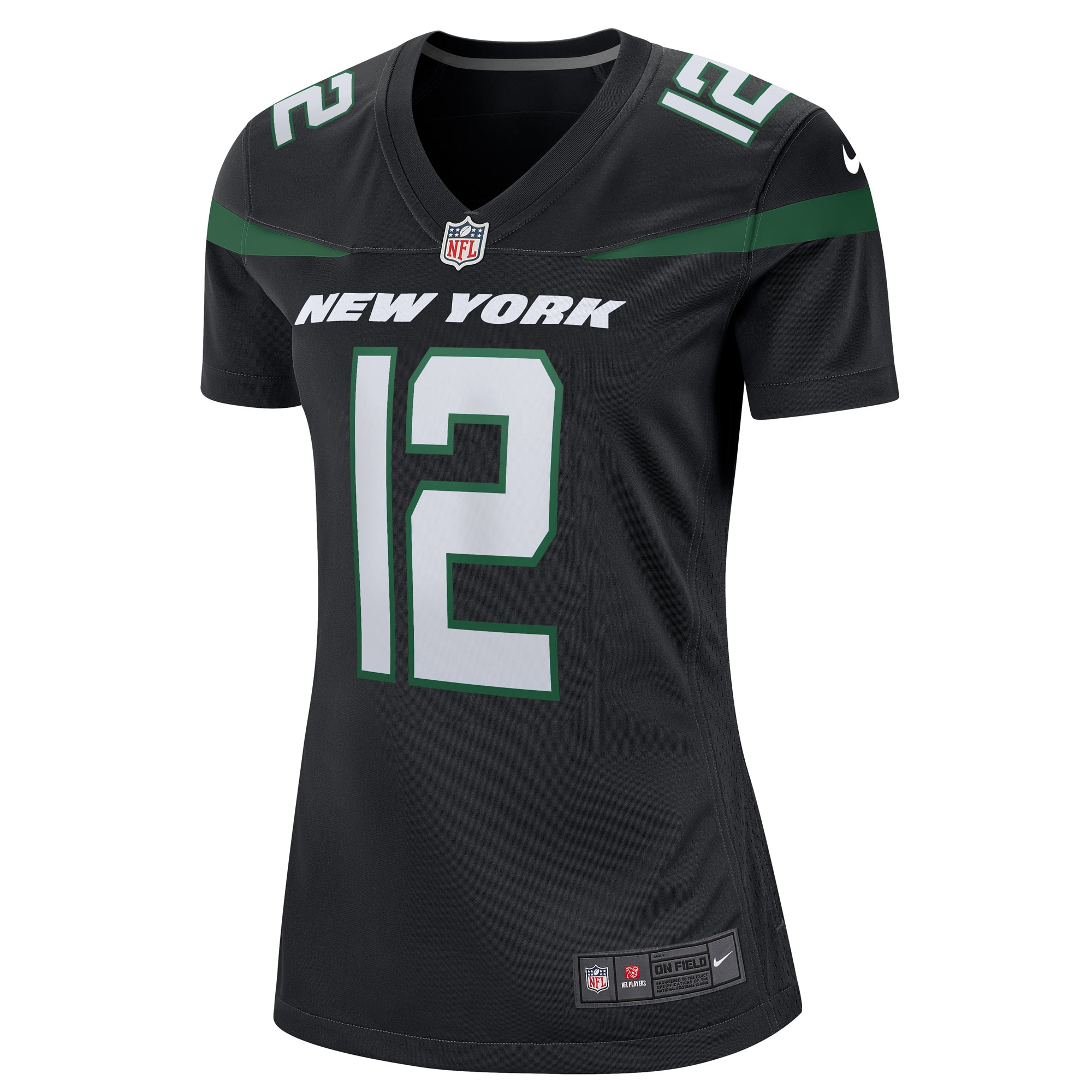 Women's New York Jets Joe Namath Black Retired Player Jersey JS5607 nicesnker - Image 2