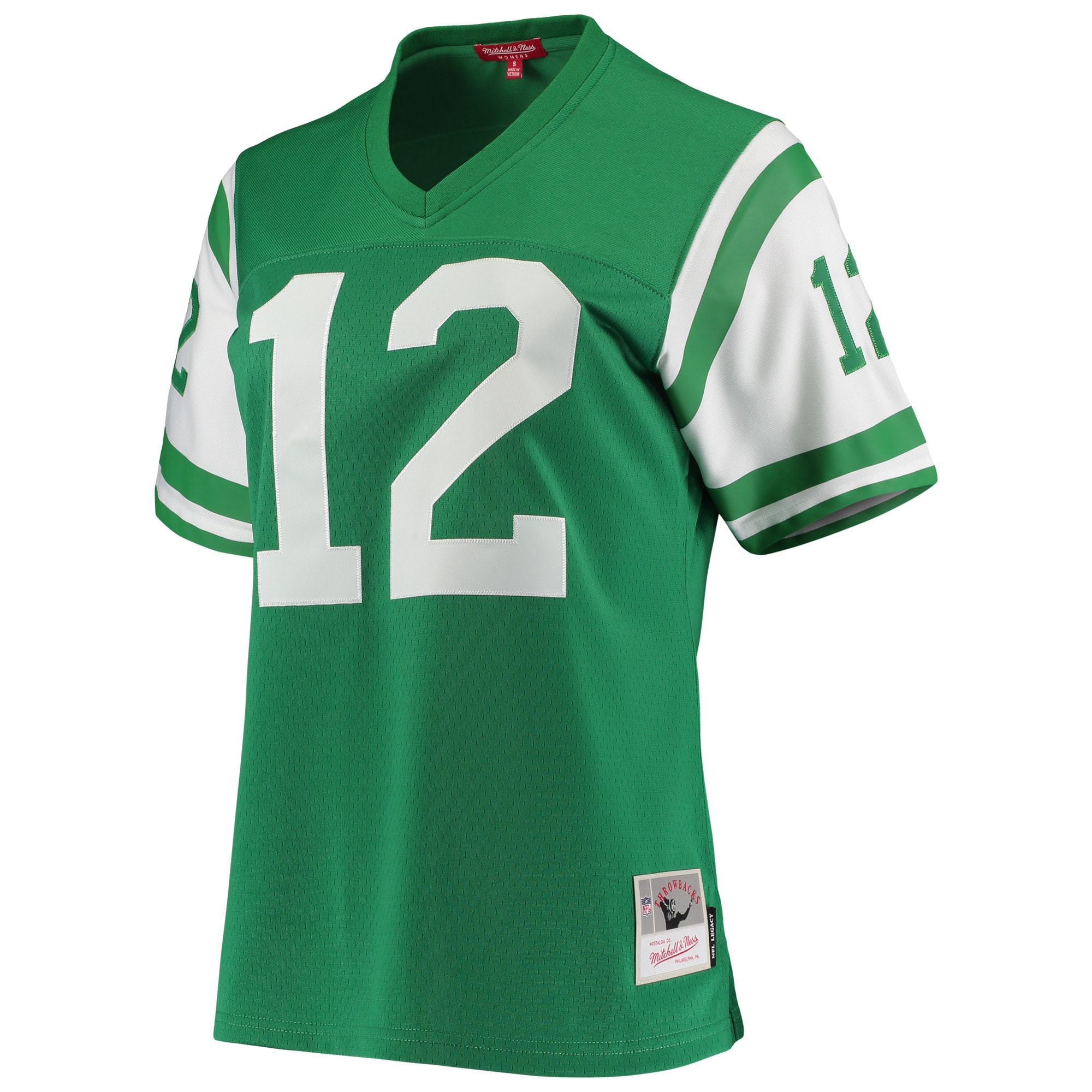 Women's New York Jets Joe Namath Mitchell & Ness Green 1969 Legacy Jersey JS7202 nicesnker - Image 2