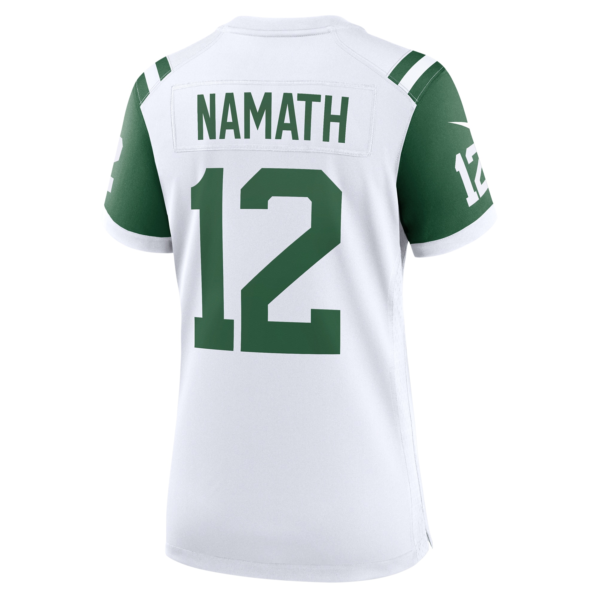 Women's New York Jets Joe Namath White Classic Alternate Retired Player Game Jersey JS8744 nicesnker - Image 3