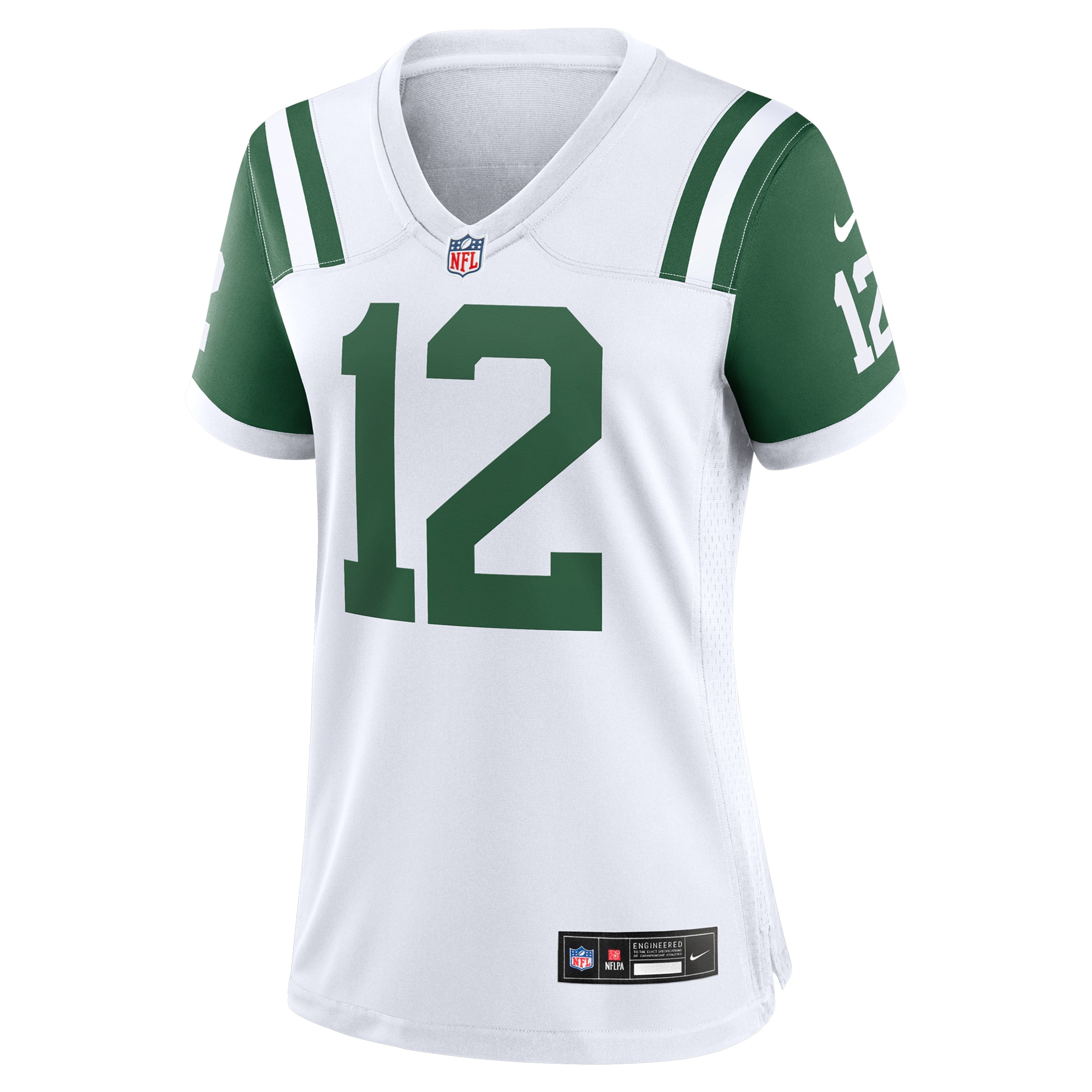 Women's New York Jets Joe Namath White Classic Alternate Retired Player Game Jersey JS8744 nicesnker - Image 2