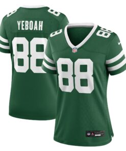 Women's New York Jets Kenny Yeboah Legacy Green Team Game Jersey JS3610 nicesnker