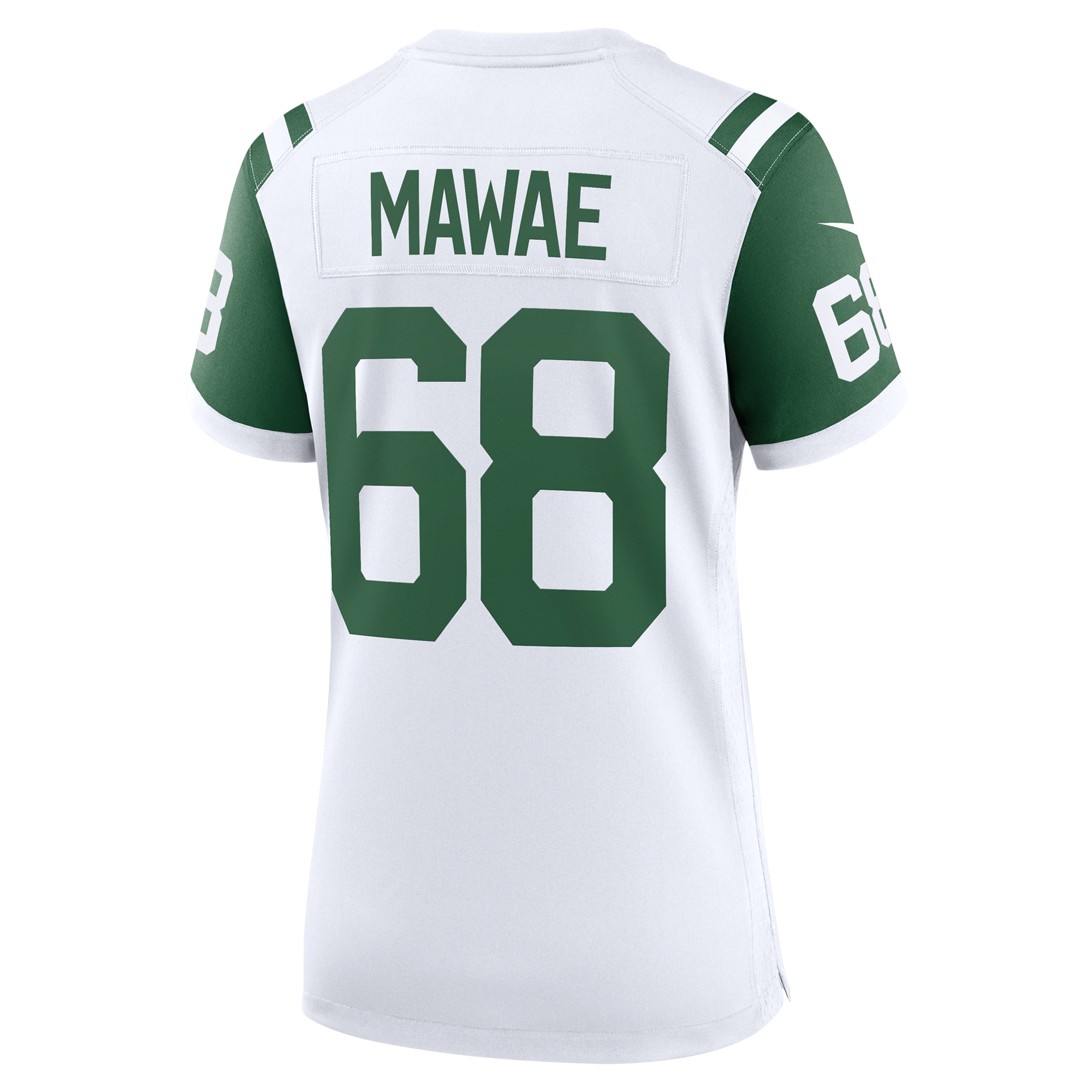 Women's New York Jets Kevin Mawae White Classic Alternate Retired Player Game Jersey JS4260 nicesnker - Image 3