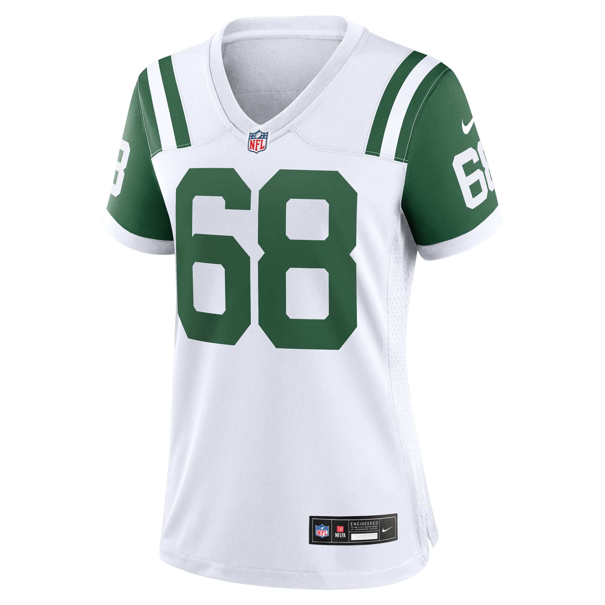 Women's New York Jets Kevin Mawae White Classic Alternate Retired Player Game Jersey JS4260 nicesnker - Image 2