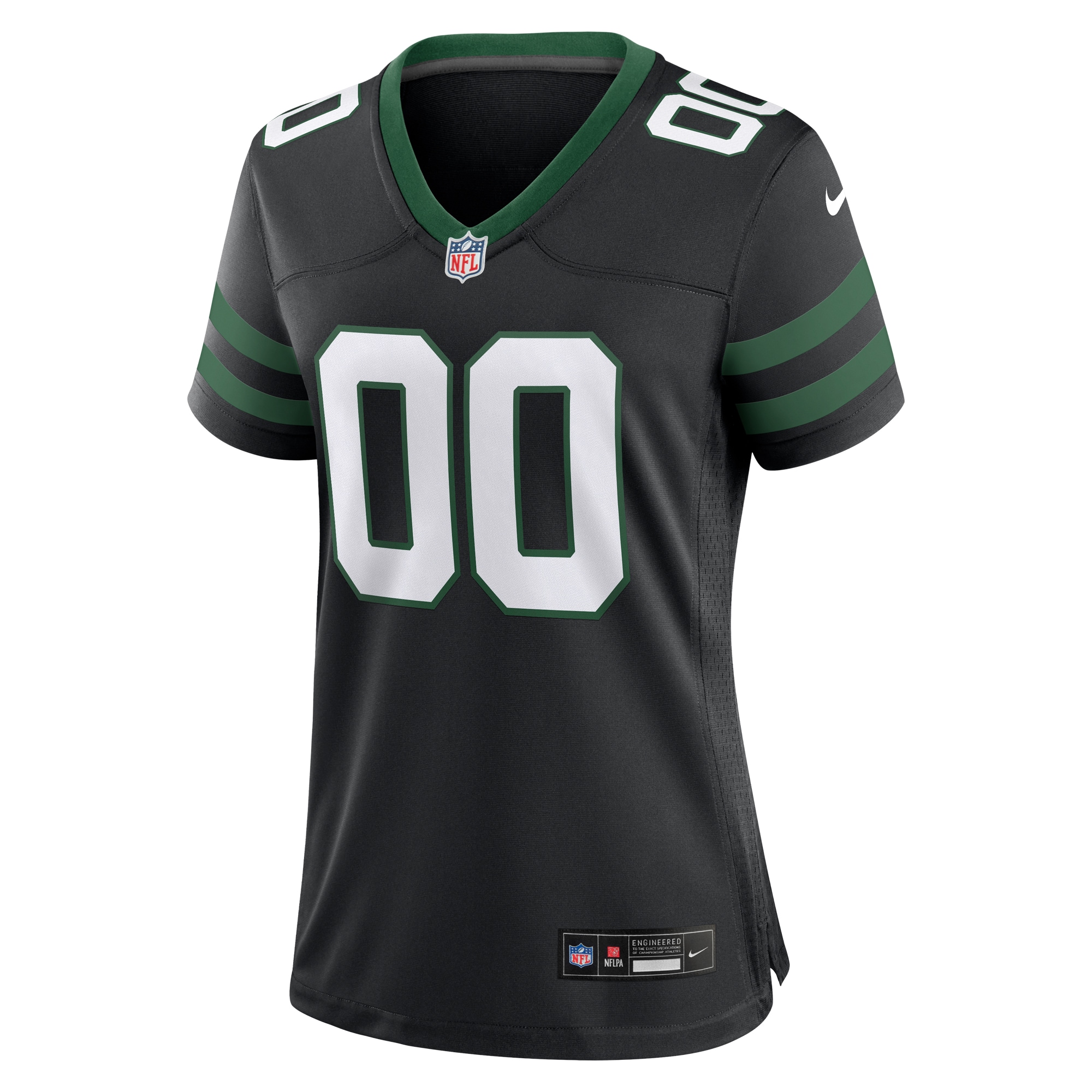 Women's New York Jets Legacy Black Alternate Custom Game Jersey JS2278 nicesnker - Image 2