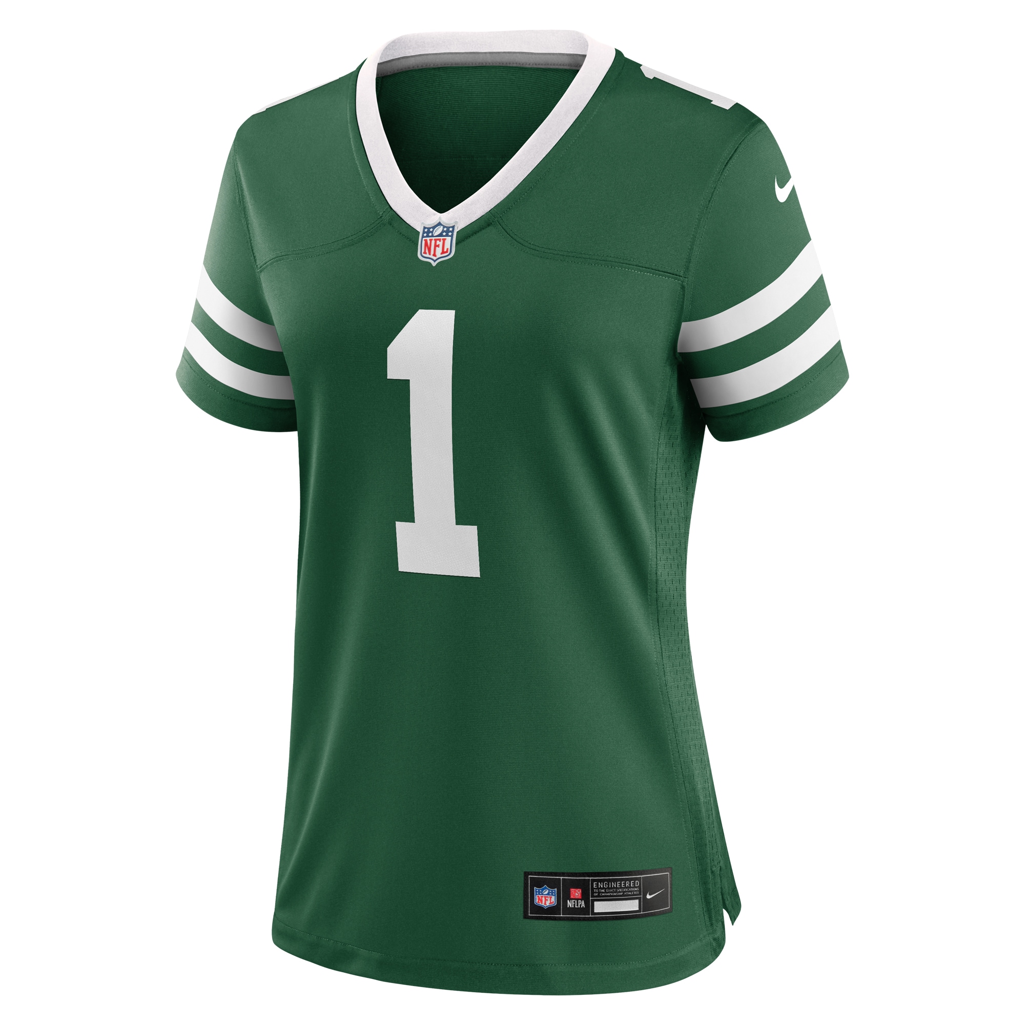 Women's New York Jets Legacy Green #1 Mom Game Jersey JS9130 nicesnker - Image 2