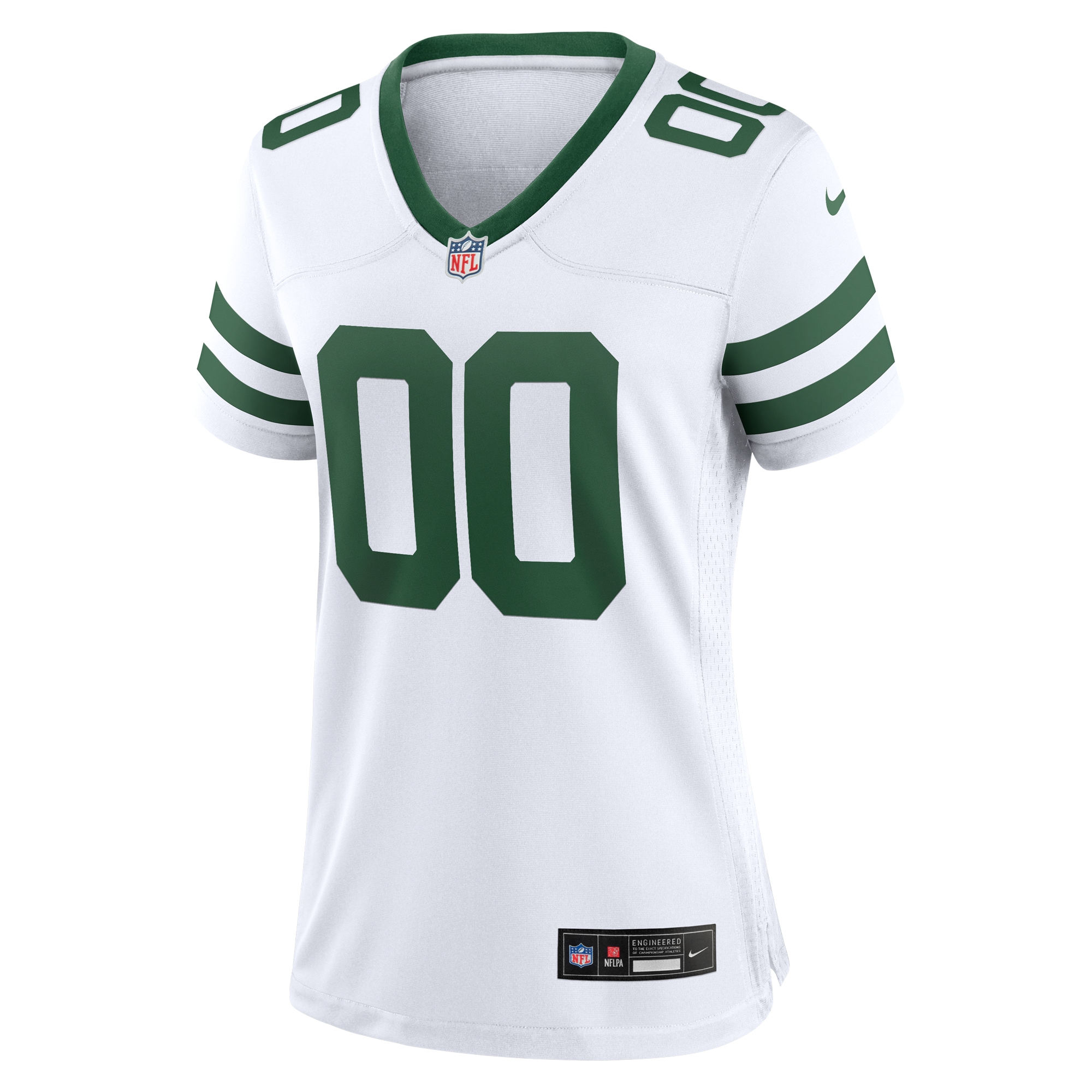Women's New York Jets Legacy White Custom Game Jersey JS4250 nicesnker - Image 2