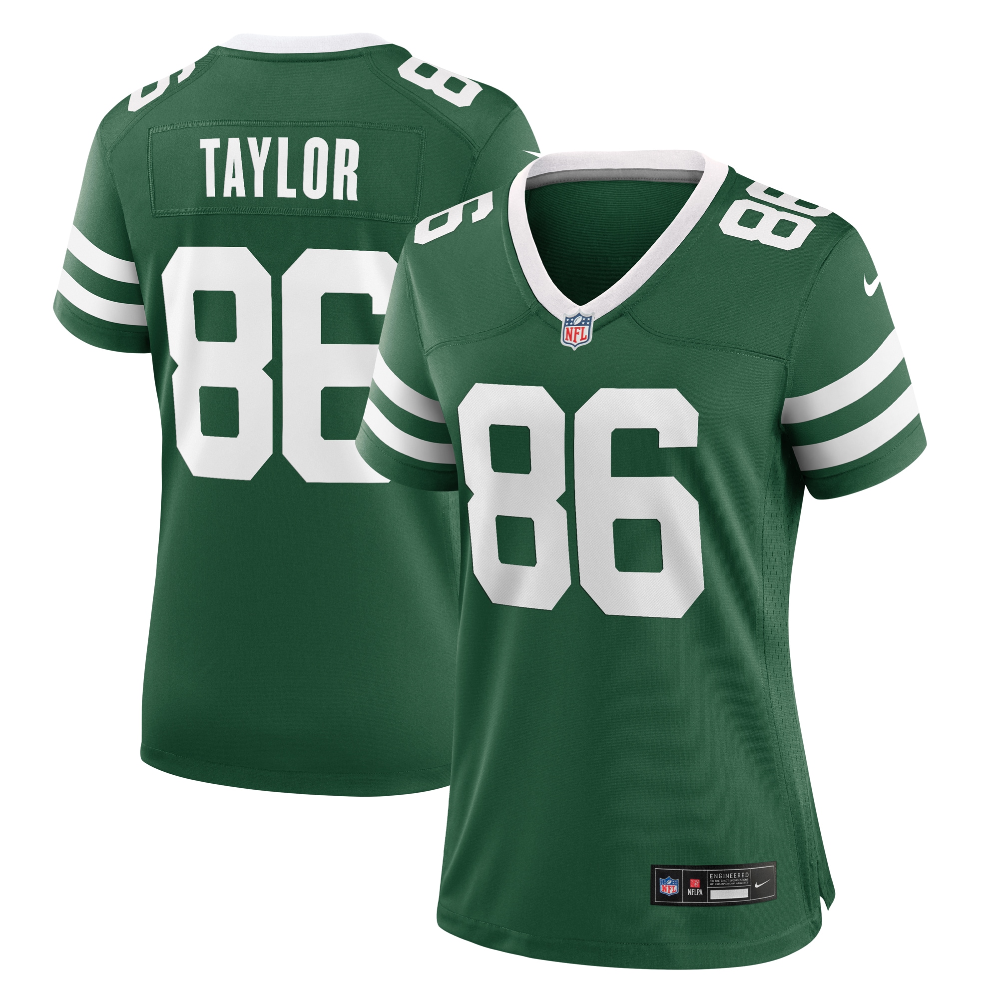 Women's New York Jets Malik Taylor Legacy Green Team Game Jersey JS8397 nicesnker