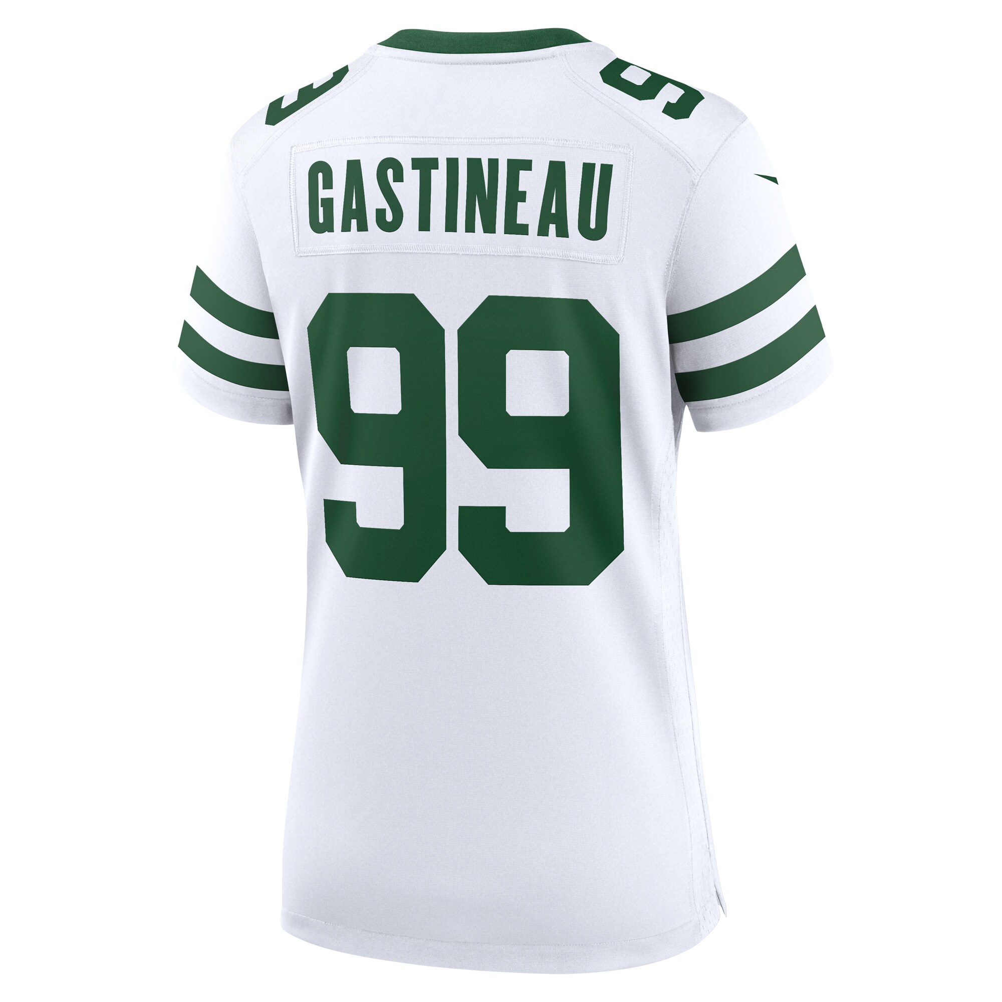Women's New York Jets Mark Gastineau White Legacy Retired Player Game Jersey JS2439 nicesnker - Image 3