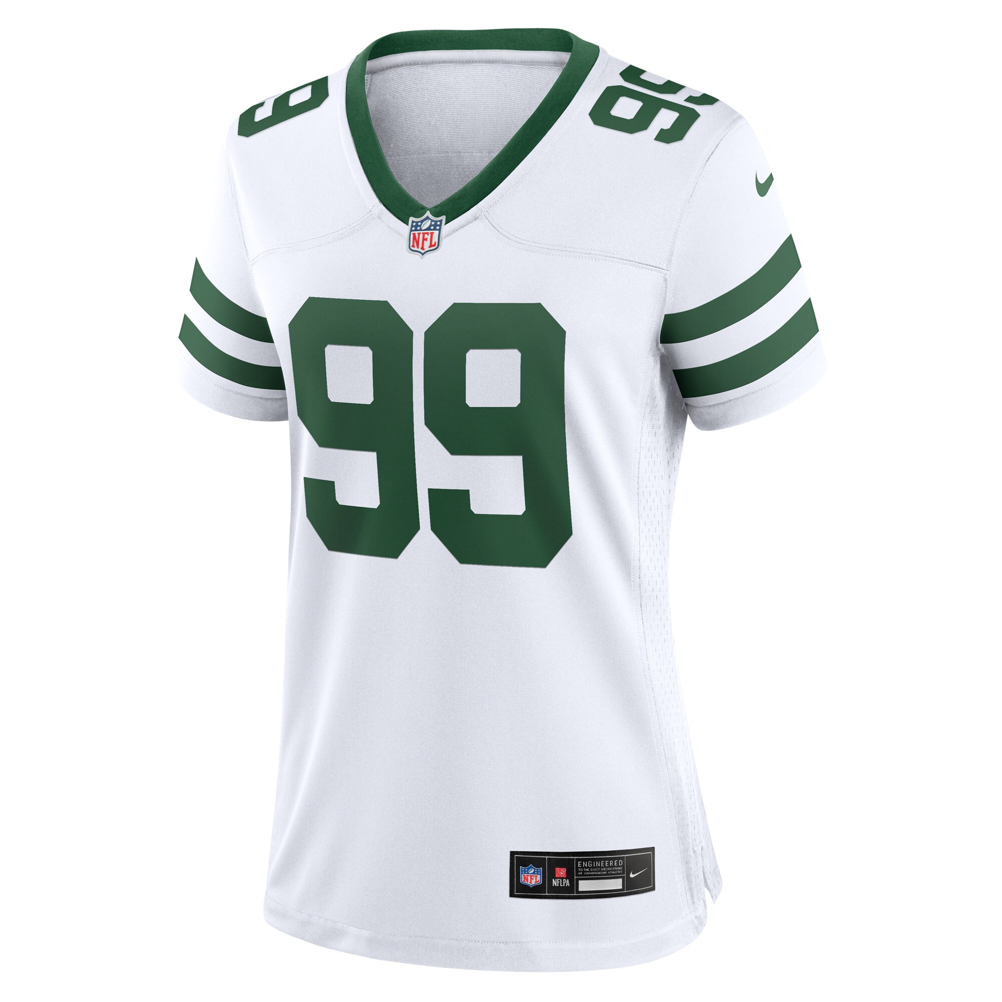 Women's New York Jets Mark Gastineau White Legacy Retired Player Game Jersey JS2439 nicesnker - Image 2