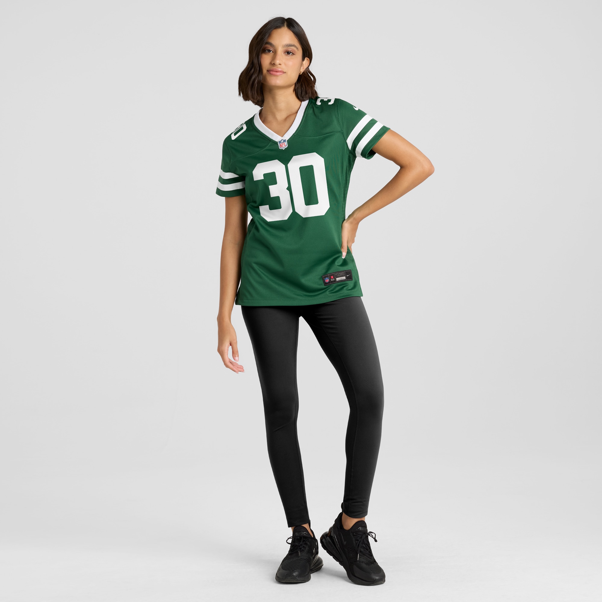 Women's New York Jets Michael Carter II Legacy Green Team Game Jersey JS4386 nicesnker - Image 4