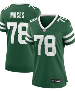 Women's New York Jets Morgan Moses Legacy Green Game Jersey JS2650 nicesnker